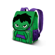 Nagy, bővíthető táska Angry Hulk 45 x 30 x 21 cm zöld iskolatáska