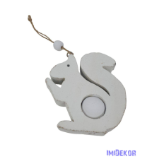  Nagy famókus akasztós - Fehér dekorációs kellék