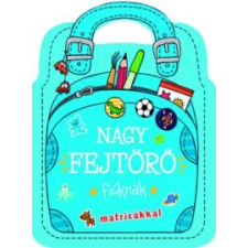 Nagy fejtörő fiúknak - matricákkal kreatív és készségfejlesztő