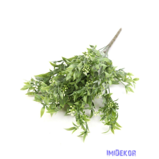  Nagy fürtbogyós műzöld csokor 60cm - Hamvas dekorációs kellék