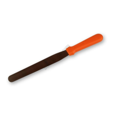 Nagy méretű színes nyelű fém spatula (kenőkés) sütés és főzés