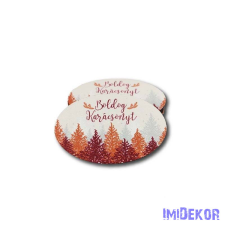  Nagy ovális 5db/csomag 5,5x8,5cm - Fenyős dekorációs kellék