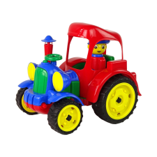 nagy traktor játék gumikerékkel homokozójáték