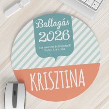 NagyAjándék Ballagási kör alakú egérpad egyedi ajándék