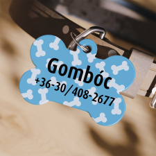 NagyAjándék Csont alakú kutyabiléta - kék egyedi ajándék