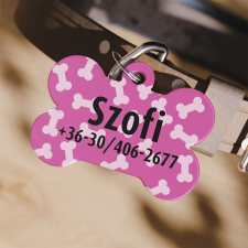 NagyAjándék Csont alakú kutyabiléta - rózsaszín egyedi ajándék