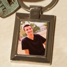 NagyAjándék Fényképes fém kulcstartó kulcstartó