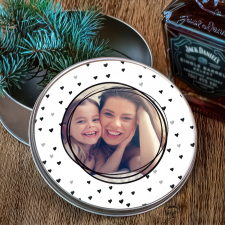 NagyAjándék Fényképes fémdoboz egyedi ajándék