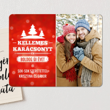 NagyAjándék Fényképes karácsonyi hűtőmágnes hűtőmágnes