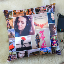 NagyAjándék Fényképes kispárna 20 képpel egyedi ajándék