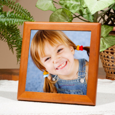 NagyAjándék Kerámialap fa keretben egyedi ajándék