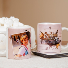 NagyAjándék Születésnapi fényképes bögre egyedi ajándék