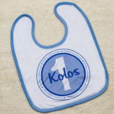 NagyAjándék Szülinapi bébi előke - kék egyedi ajándék