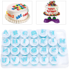  Nagybetűs sütemény kiszúró fondant forma