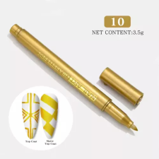 Nagyker 1. Akril toll nail art pen - arany körömdíszítő