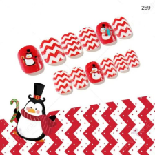 Nagyker 1. Kid nail tip gyerekeknek - Karácsony #269 körömdíszítő