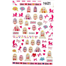 Nagyker 1. Körömmatrica - D089 Barbie körömdíszítő