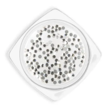 Nagyker 2. Crystal Strassz - SS3 80+db #1 ezüst körömdíszítő