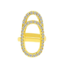 Nagyker 2. Körömékszer körömgyűrű strasszos #1 körömdíszítő