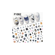 Nagyker 2. Körömmatrica - F1082 Cica körömdíszítő
