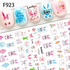 Nail-Art Körömmatrica - F923 Húsvét körömdíszítő