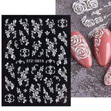 Nail-Art Körömmatrica - STZ-5D15 inda körömdíszítő