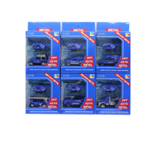 Nam Shing Toys Co. Ltd. Fém játék rendőrségi jármű + helikopter - vízágyús kocsi autópálya és játékautó