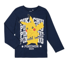 NAME IT Hosszú ujjú pólók NKMAST POKEMON Tengerész 10 Jahre gyerek póló