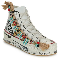 Nan-Ku Magas szárú edzőcipők ESA-07 Fehér 40 női cipő