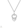 NANA KAY silver trends dupla szív nyakék - ST2265