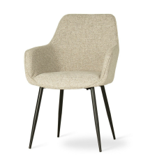  NANO Forgó Kárpitozott Szék Bézs Fekete Lábakkal bútor