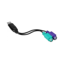 NANOCABLE PS/2–USB Adapter NANOCABLE 10.03.0101 Fekete kábel és adapter