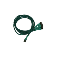 Nanoxia Kabel Nanoxia 3-Pin auf 4 x 3-Pin Adapter, 60 cm, grün (NX34A60G) kábel és adapter