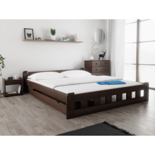  Naomi magasított ágy 180x200 cm, diófa Ágyrács: Ágyrács nélkül, Matrac: Deluxe 15 cm matraccal ágy és ágykellék