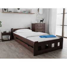  Naomi magasított ágy 90x200 cm, diófa Ágyrács: Ágyrács nélkül, Matrac: Deluxe 15 cm matraccal ágy és ágykellék