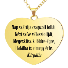 Nap szárítja csapzott tollát... medál lánccal, választható több formában és színben nyaklánc