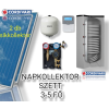 NAPCSAP 3-5 fő részére Cordivari napkollektor rendszer: 2 db síkkollektor + 200 literes 2 hőcserélős álló bojler + ECO szivattyú állomás + vezérlés + tágulási tartály