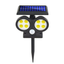  Napelemes és mozgásérzékelős kerti COB LED lámpa, 64 leddel - MS-785 kültéri világítás