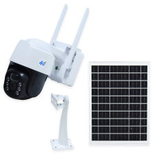 Napelemes intelligens Full HD biztonsági kamera színes éjszakai móddal megfigyelő kamera
