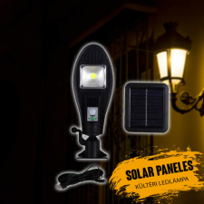 Napelemes kültéri LED lámpa különálló szolár panellel 120W JX-258 kültéri világítás
