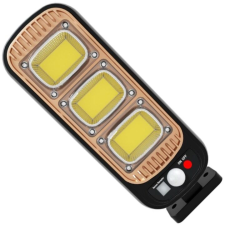 Napelemes lámpa, S DEPOT®, GL-84069 modell, 72 LED, mozgásérzékelővel, távirányítóval, arany kültéri világítás