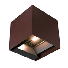  Napelemes oldalfali lámpa, mozgásérzékelővel (rozsdabarna), állítható színhőmérséklet kültéri világítás