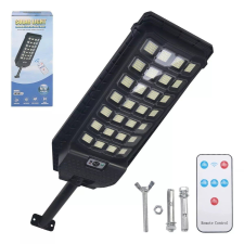 Napelemes utcai lámpa, 560 LED 900W, 4500mAh akkumulátorral, távirányítóval, 70cm, fekete kültéri világítás