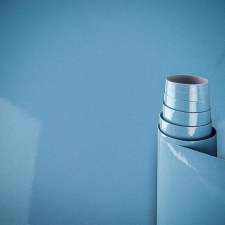  Napellenző tapéta, PVC, kék, 300 x 40 cm tapéta, díszléc és más dekoráció