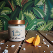  Napérlelte mangó - illatgyertya - 165 gramm gyertya