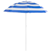  Napernyő DALIA 180 cm, 32/32 mm, dönthető csuklóval, kék-fehér, strand