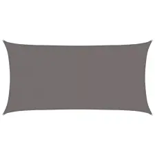  Napernyő Vászon Világosszürke 2 x 6 m HDPE kerti bútor