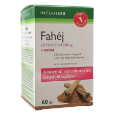 Napi 1 Interherb Napi 1 Fahéj extraktum 200mg kapszula + króm 60db vitamin és táplálékkiegészítő