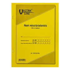 Napi pénztárjelentés VECTRA-LINE 25x4 lapos (2+2 lapos) nyomtatvány