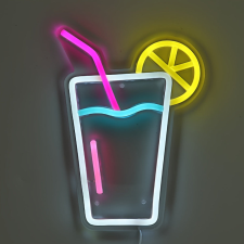 NapiKütyü Gyümölcslé LED Fali Neon Lámpa világítás